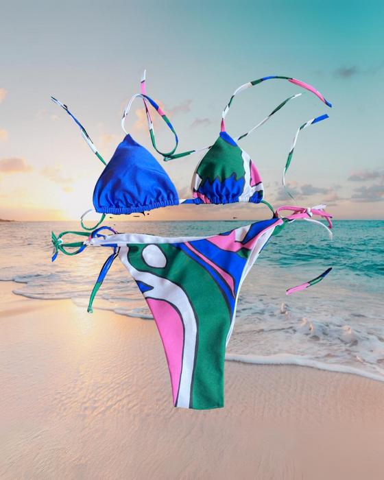 NITA Bikini - Abstract Elegance Triangle Bikini