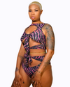 KEKE Bikini - Mesh Tie-Front Two-Piece