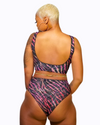 KEKE Bikini - Mesh Tie-Front Two-Piece