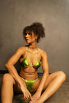 XENA Bikini - Lustrous Metallic Two-Piece